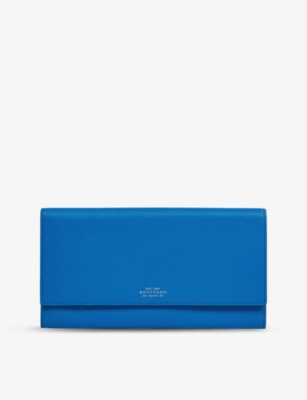 Blue Panama Leather Notebook by Smythson