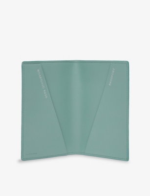 SMYTHSON: Panama Leather Passport Cover