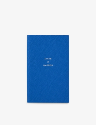 Panama Make It Happen textured-leather notebook