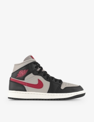 JORDAN: Air Jordan 1 Mid leather mid-top trainers