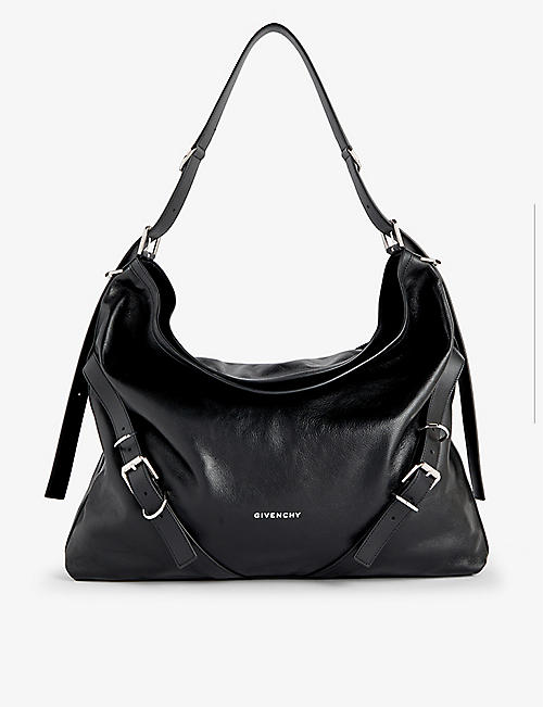 GIVENCHY: Voyou large leather shoulder bag