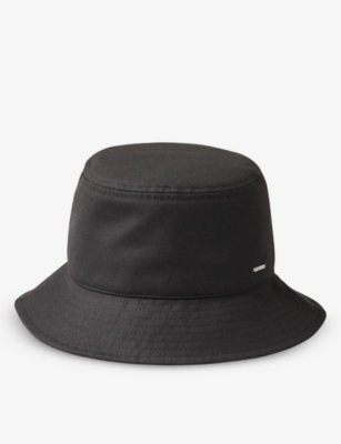 SANDRO Logoembellished woven bucket hat