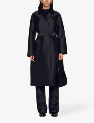 Satin hotsell trench coat