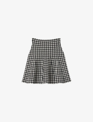 Sandro Meelane Flared Mini Skirt Women - Bloomingdale's