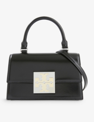 Tory Burch Bon Spazzolato Leather Mini Bag