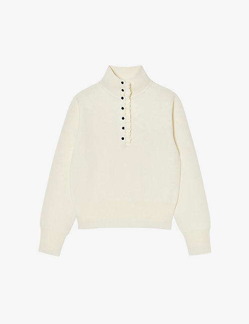 SANDRO: Cloclo high-neck knitted jumper