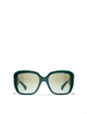 Sunglasses: Square Sunglasses, acetate & imitation pearls ...