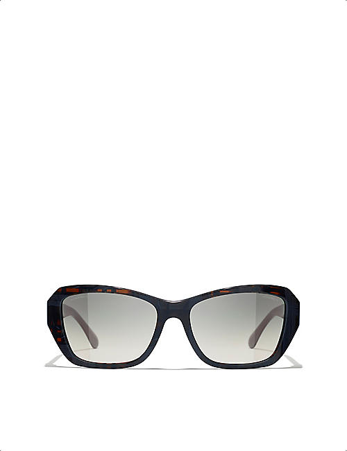 CHANEL: CH5516 butterfly-shape acetate sunglasses