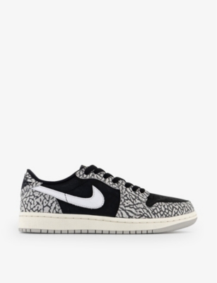 NIKE: Air Jordan 1 Low leather low-top trainers