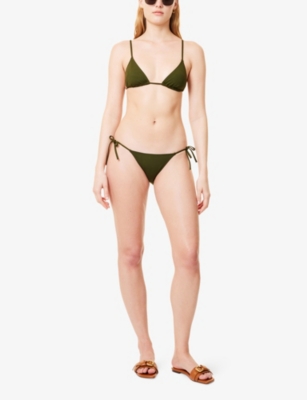 Eres Womens Malou Mid-rise Bikini Bottoms Vert Mousse In Vert Mousse