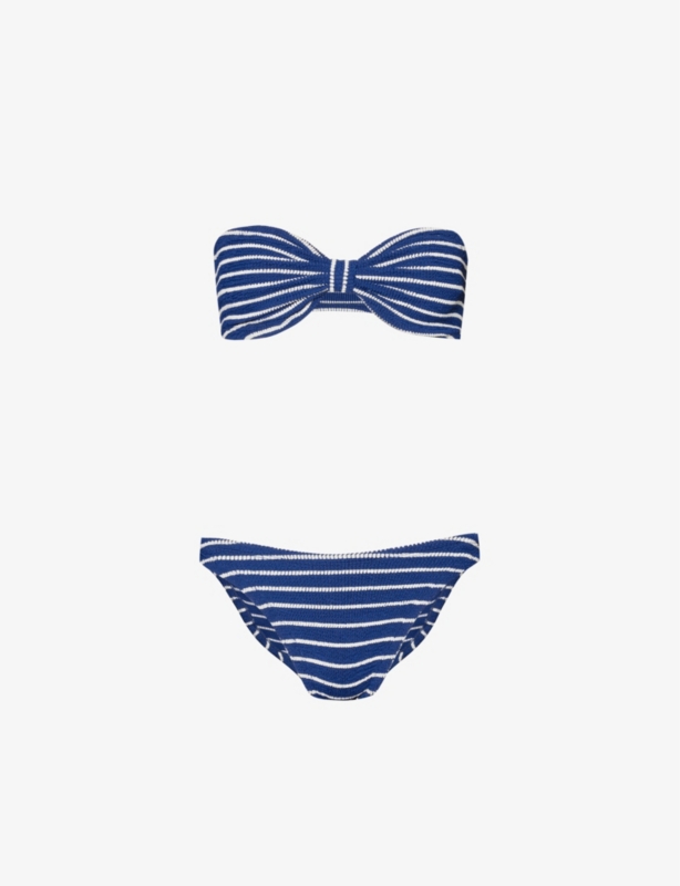 Jean Stripe Bikini Set
