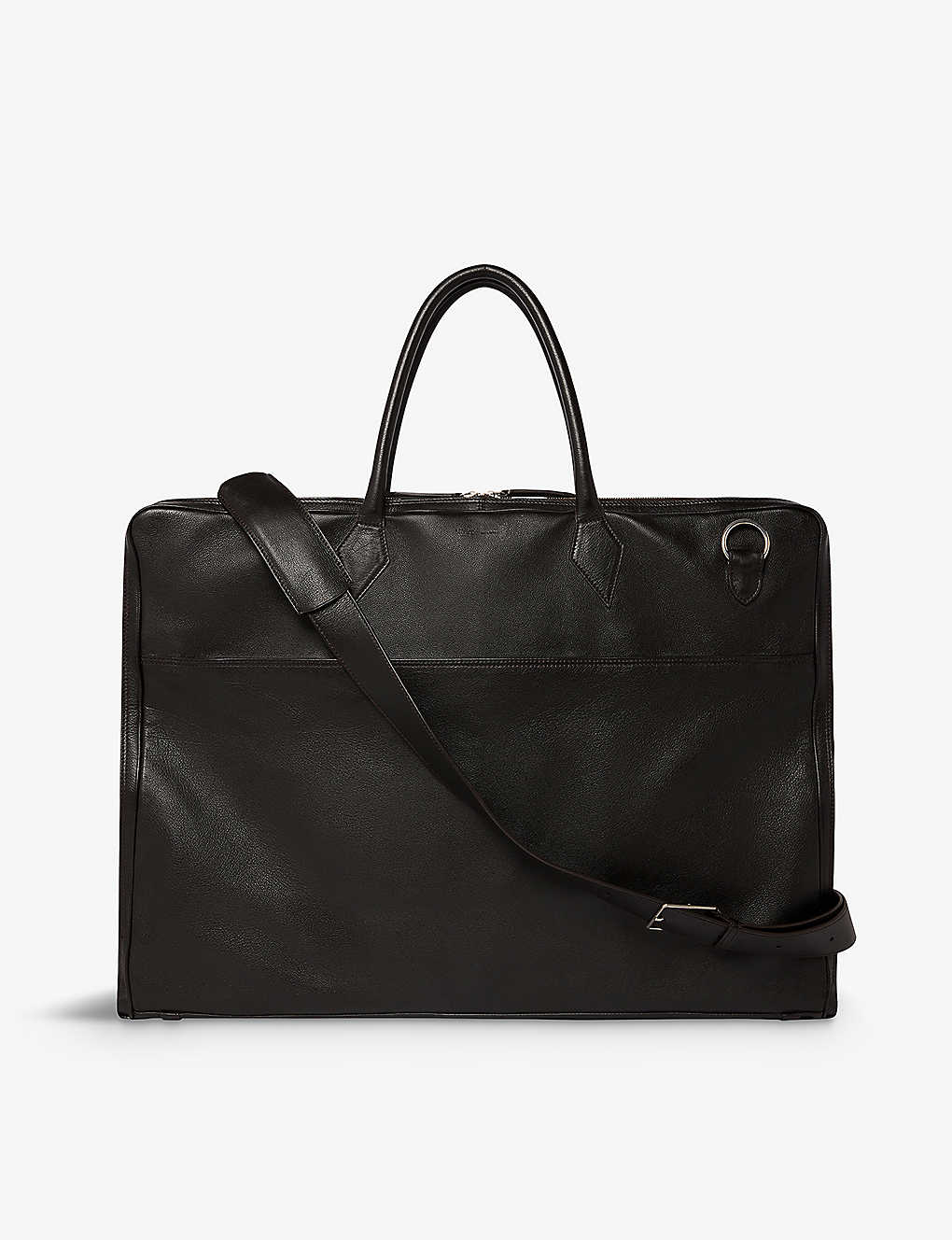 Metier Closer Suit Leather Carryall In Cacao