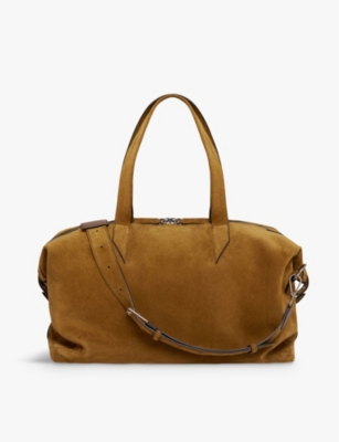 Metier Nomad Weekend Suede Duffle Bag In Marrakech