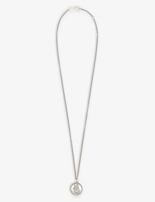 Off-White c/o Virgil Abloh 'Off' Cross Pendant Necklace - Silver