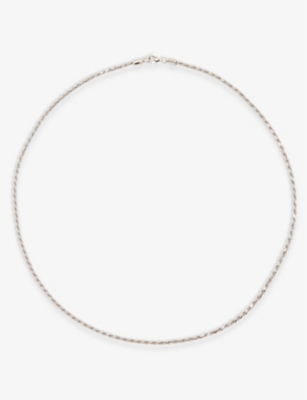 Serge Denimes Rope-chain Polished Sterling-silver Necklace