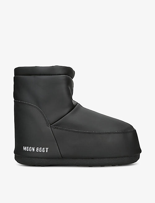 MOON BOOT: Icon Low logo-print shell boots