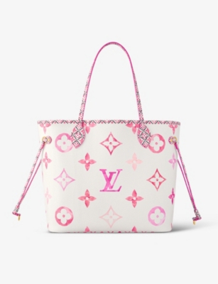 LOUIS VUITTON Neverfull MM coated canvas tote bag