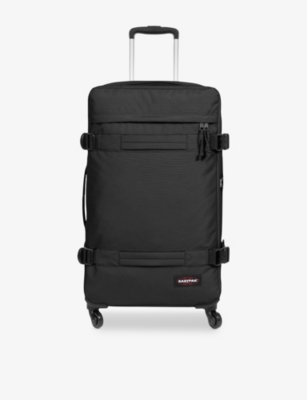 Eastpak Black Transit'r Large Woven Suitcase 70cm