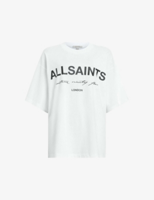 ALLSAINTS - Helis oversized organic cotton-jersey T-shirt | Selfridges.com