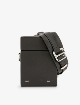 HELIOT EMIL: Carabiner-buckle leather cross-body bag
