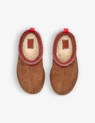 Tazz suede and shearling ankle boots 6-10 years