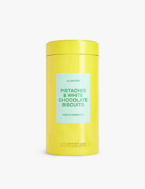 SELFRIDGES SELECTION: Pistachio and White Chocolate Biscuits 200g