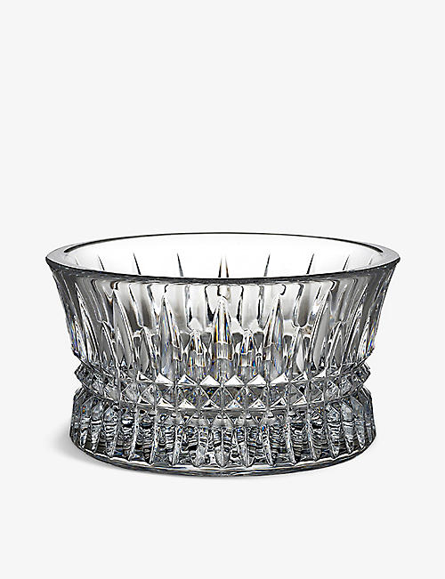 WATERFORD: Lismore Diamond crystal-glass bowl 12.6cm
