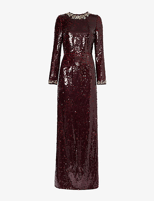 ERDEM: Yoanna sequin-embellished woven maxi dress