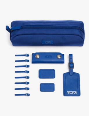 TUMI: Logo-badge nylon accents kit