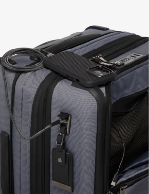 Tumi Alpha 3 Continental Dual Access 4 Wheeled Carry-on In Meteor Grey
