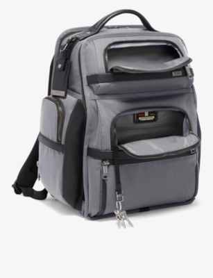 TUMI: Alpha 3 logo-embellished nylon brief pack