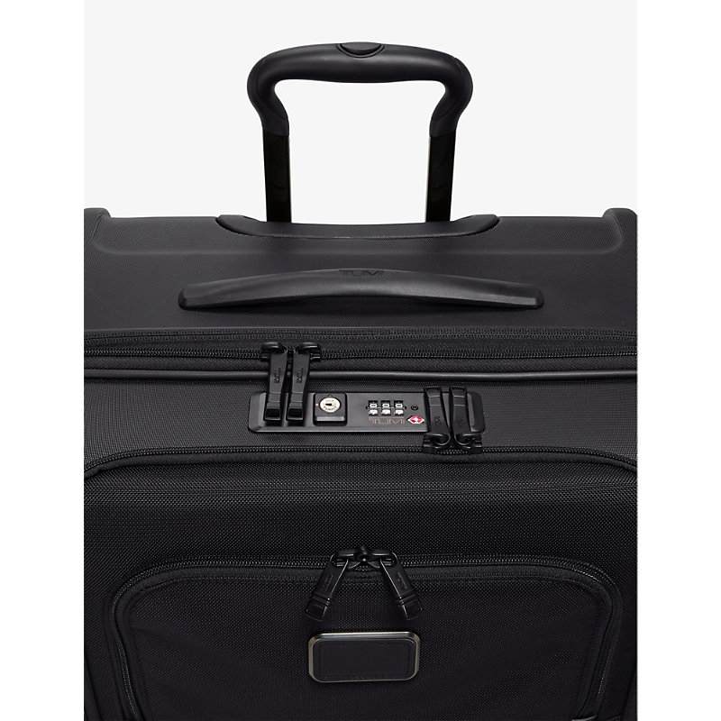 Shop Tumi Alpha 3 Medium Trip Expendable Four-wheel Check-in Suitcase In Black