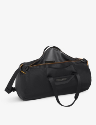 Tumi Black X Mclaren Just In Case Nylon Duffel Bag In Black