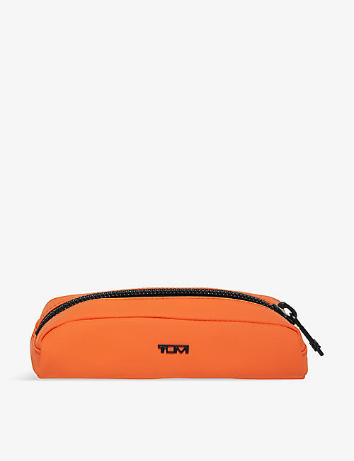 TUMI: Modular small logo-embellished woven pouch