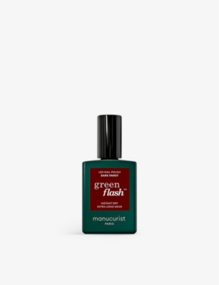 Manucurist Dark Pansy Green Flash Nail Polish 15ml