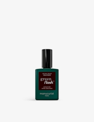 Manucurist Hollyhock Green Flash Nail Polish 15ml