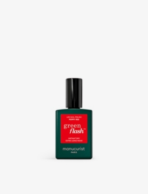 Manucurist Green Flash Gel Polish Poppy Red 15ml