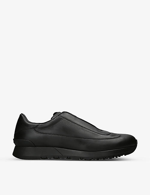 JOHN LOBB: Lift leather low-top trainers