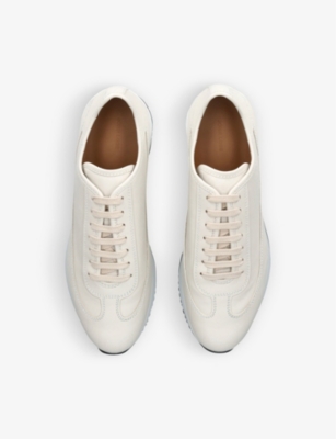JOHN LOBB: Foundry II leather low-top trainers