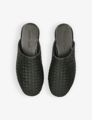BOTTEGA VENETA: Weave Intrecciato leather mules