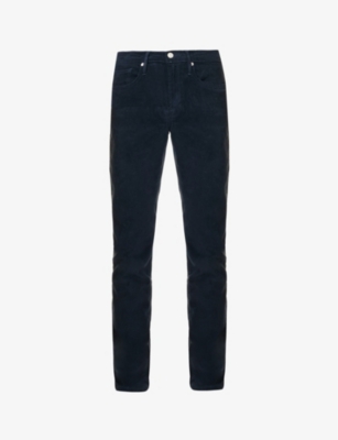 Frame Men's Navy L'homme Slim-fit Straight-leg Stretch-denim Jeans