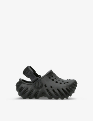CROCS: Echo logo-embossed rubber clogs 6 months-5 years