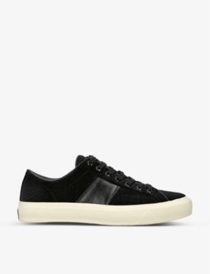 TOM FORD: Cambridge low-top suede trainers