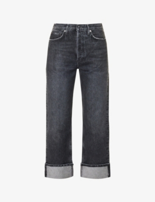 AGOLDE Fran relaxed fit high rise jeans Selfridges