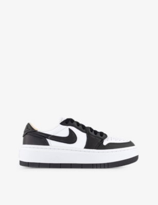 JORDAN: Air Jordan 1 Elevate platform-sole leather low-top trainers