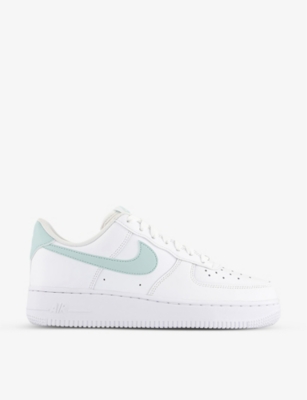 Nike Men Air Force 1 '07 Lv8 (white / turquoise blue-grey fog-sundial)