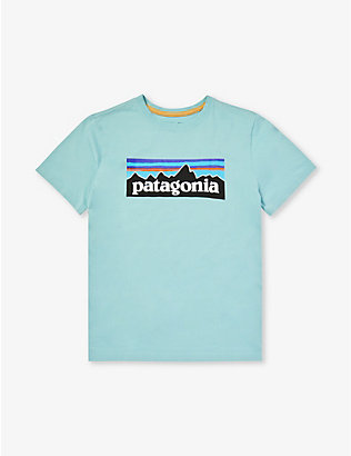 PATAGONIA: Logo-print short-sleeve organic-cotton T-shirt 5-14 years