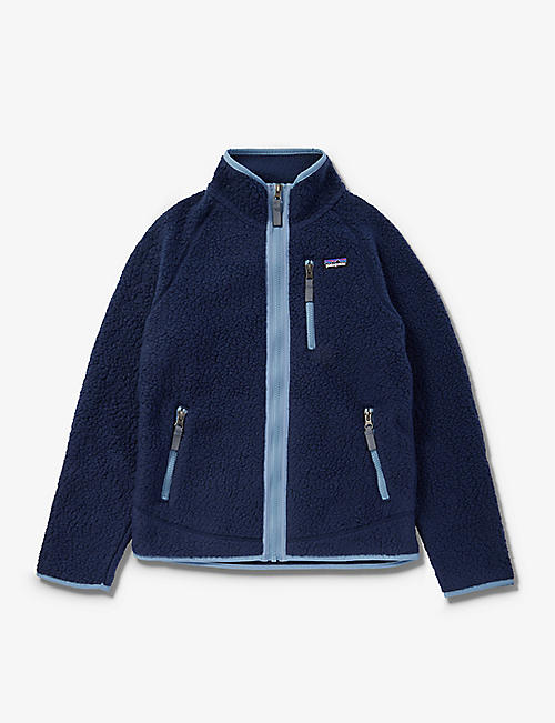 PATAGONIA: Retro logo-embroidered recycled-polyester fleece jacket 5-14 years