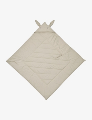 LIEWOOD: Daxton Bunny cotton wrap blanket 94cm x 94cm