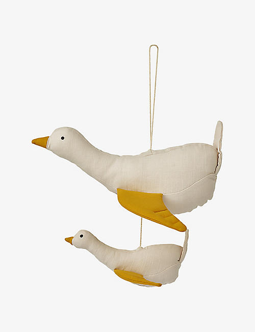 LIEWOOD: Levi bird organic-cotton mobile 40cm x 30cm